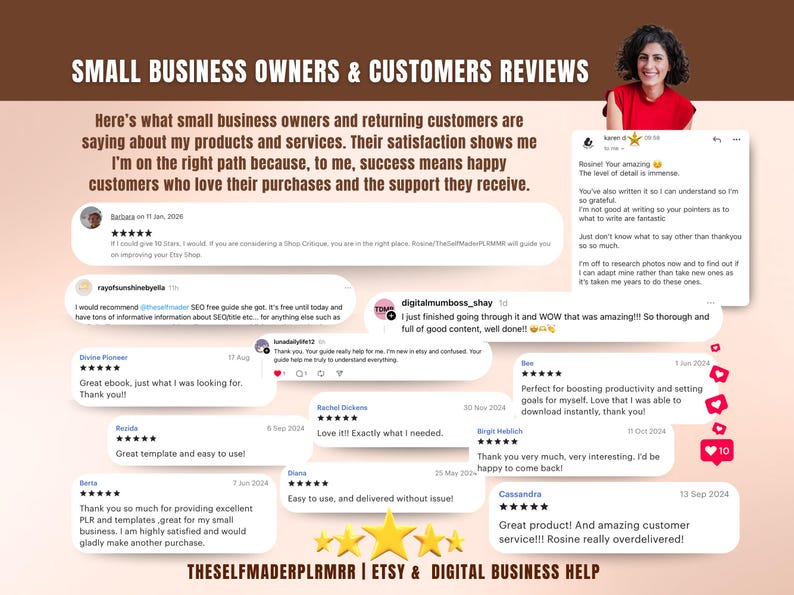 Small Business Planner for Women — Digital Download | 80+ Pages | Editable Canva Template | PLR & MRR Resell Rights - Image 5